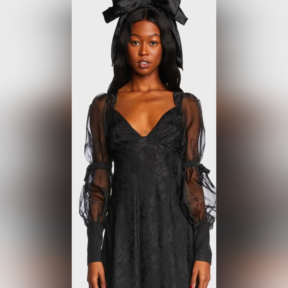 For Love And Lemons Black Mini Dress